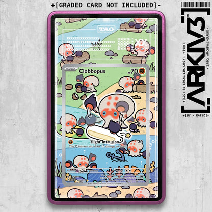 ARKIV3 TAG graded front - Purple