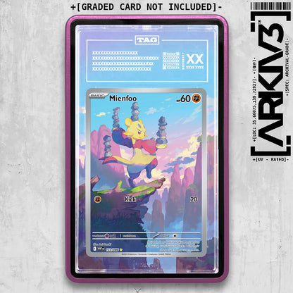ARKIV3 TAG graded front - Purple