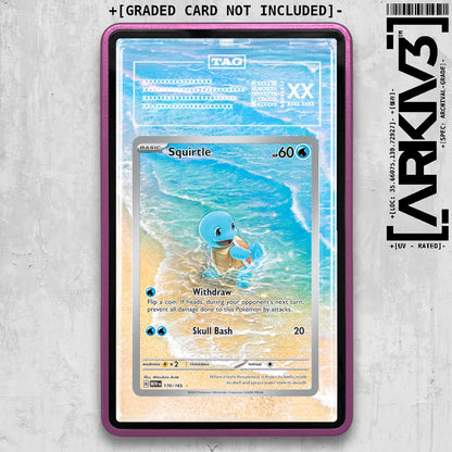 ARKIV3 TAG graded front - Purple