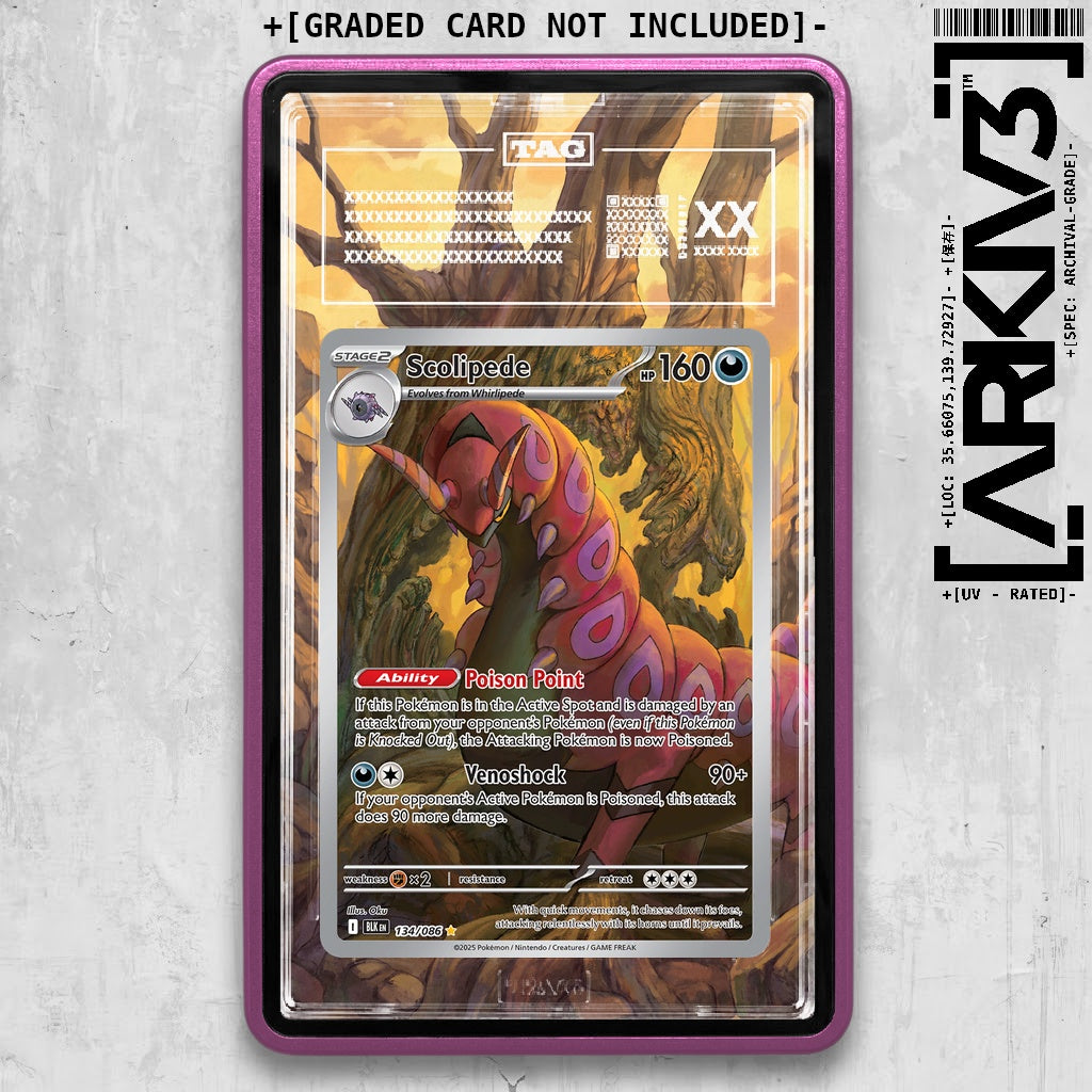 ARKIV3 TAG graded front - Purple