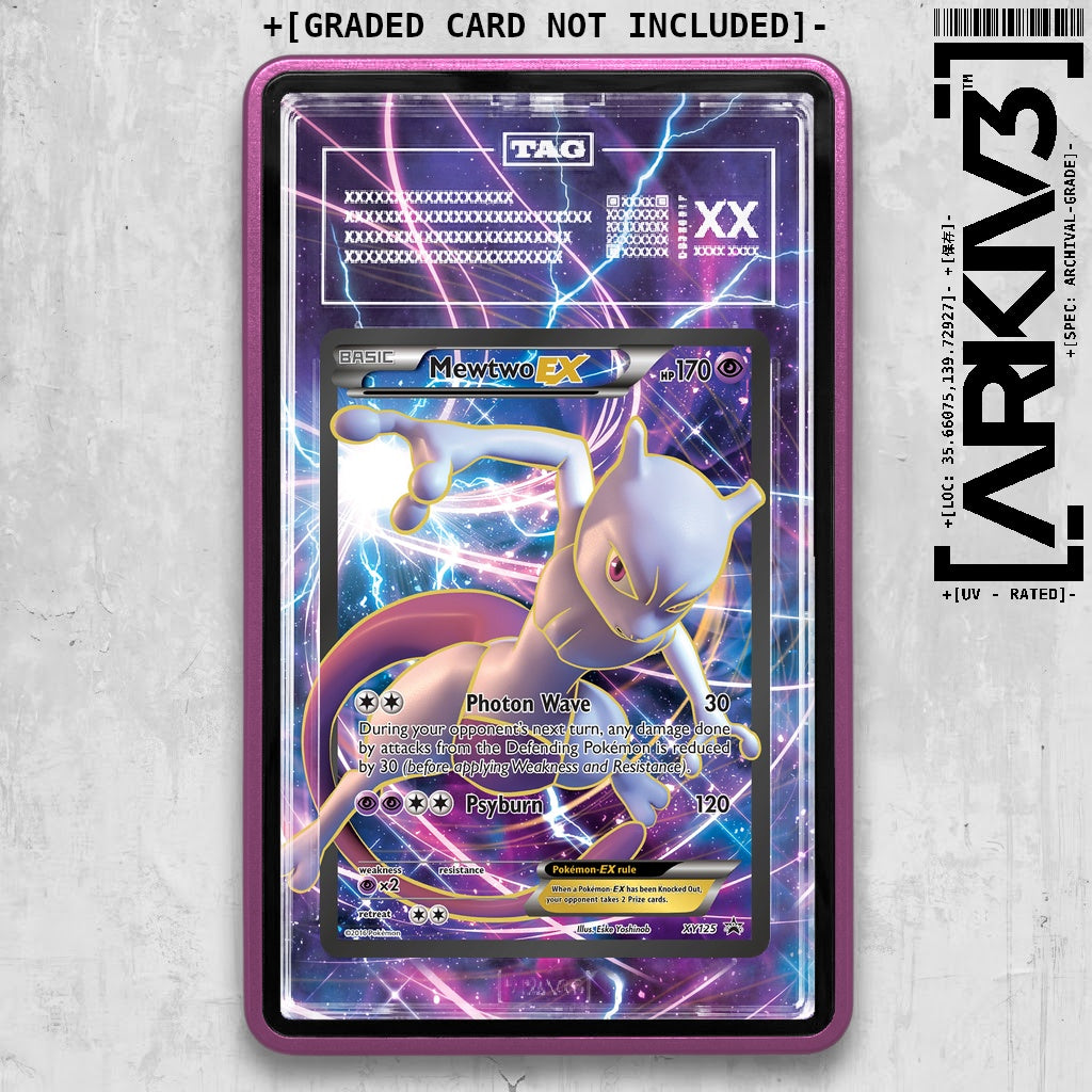 ARKIV3 TAG graded front - Purple