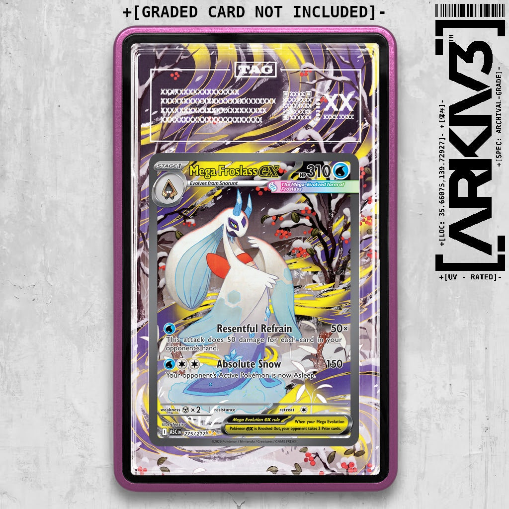ARKIV3 TAG graded front - Purple