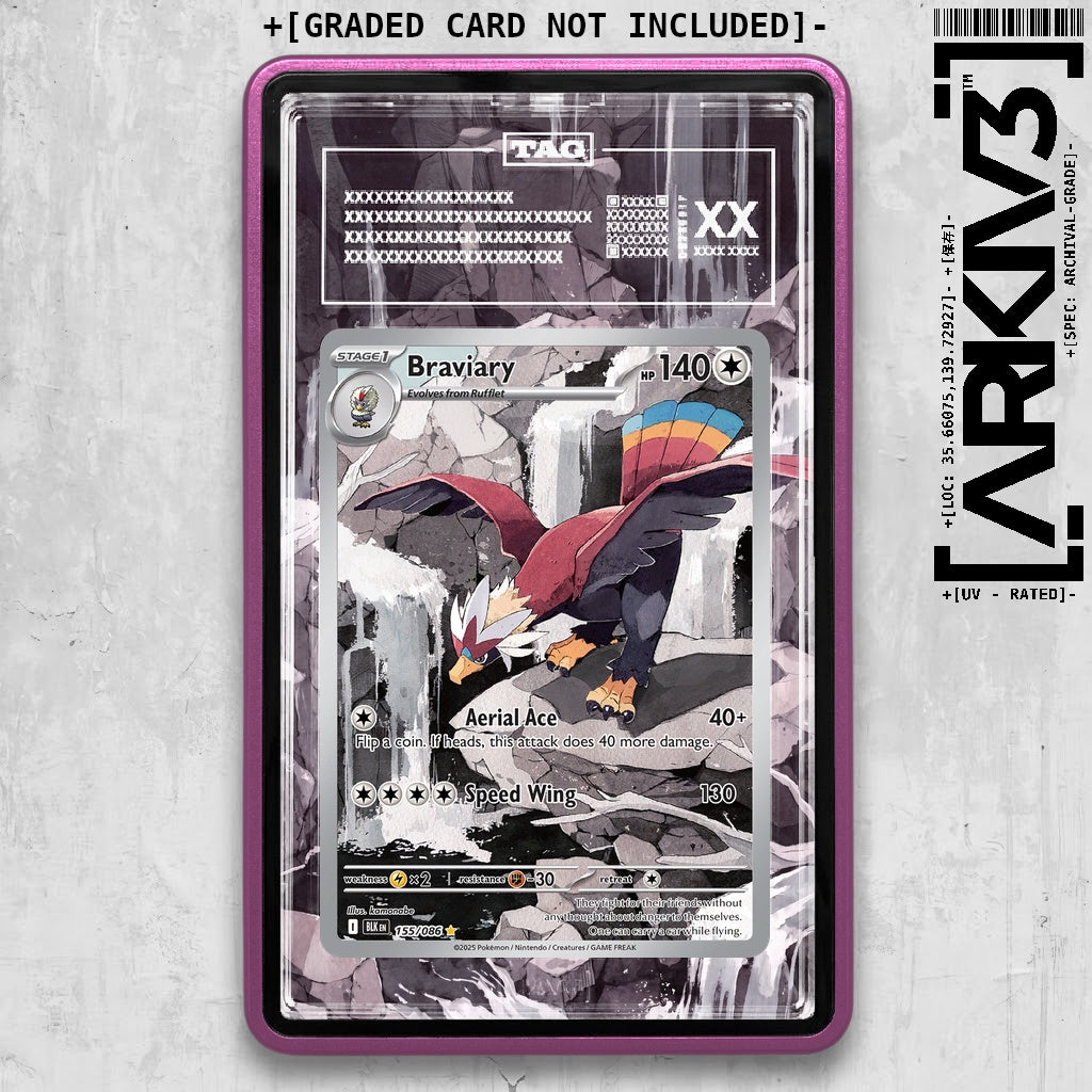 ARKIV3 TAG graded front - Purple