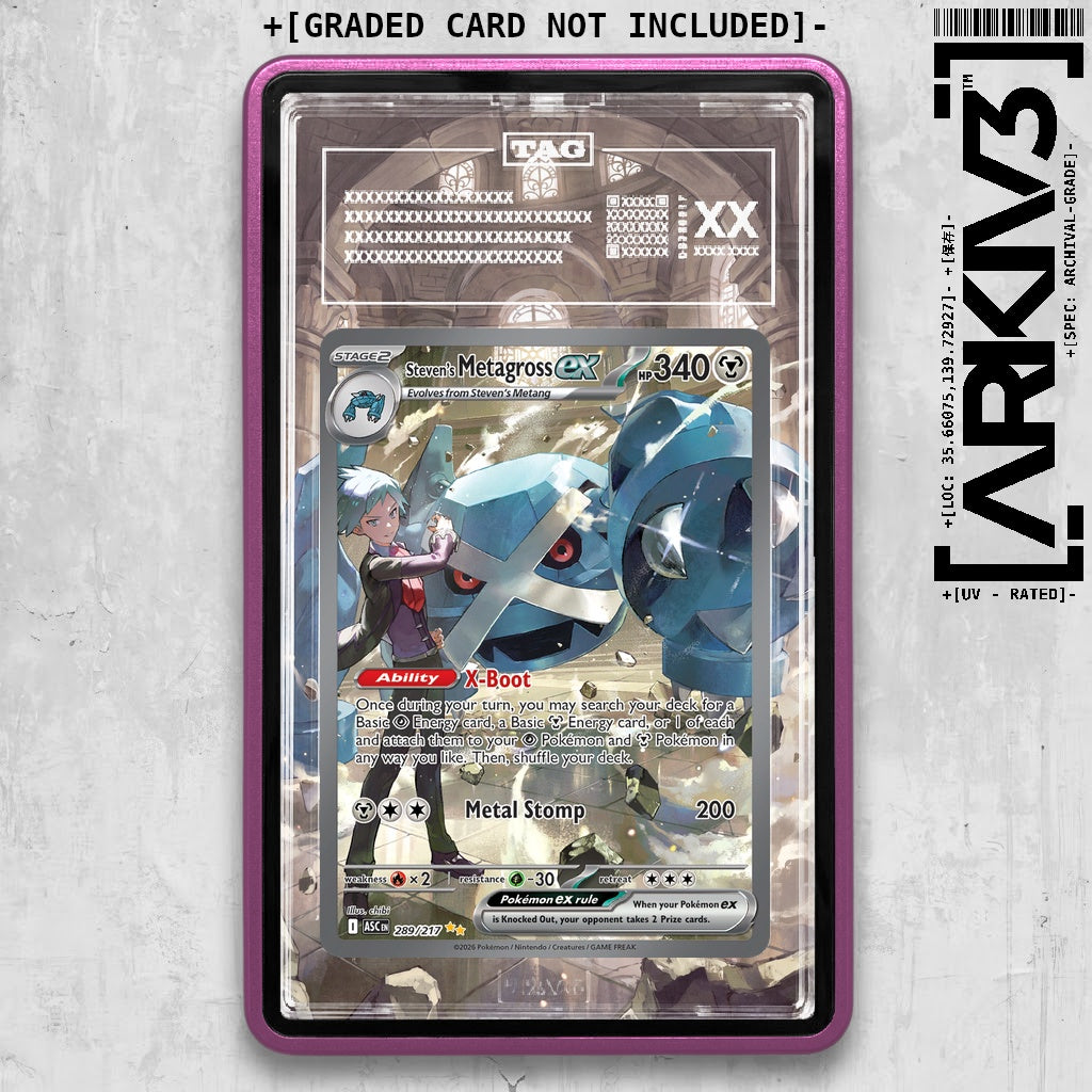 ARKIV3 TAG graded front - Purple