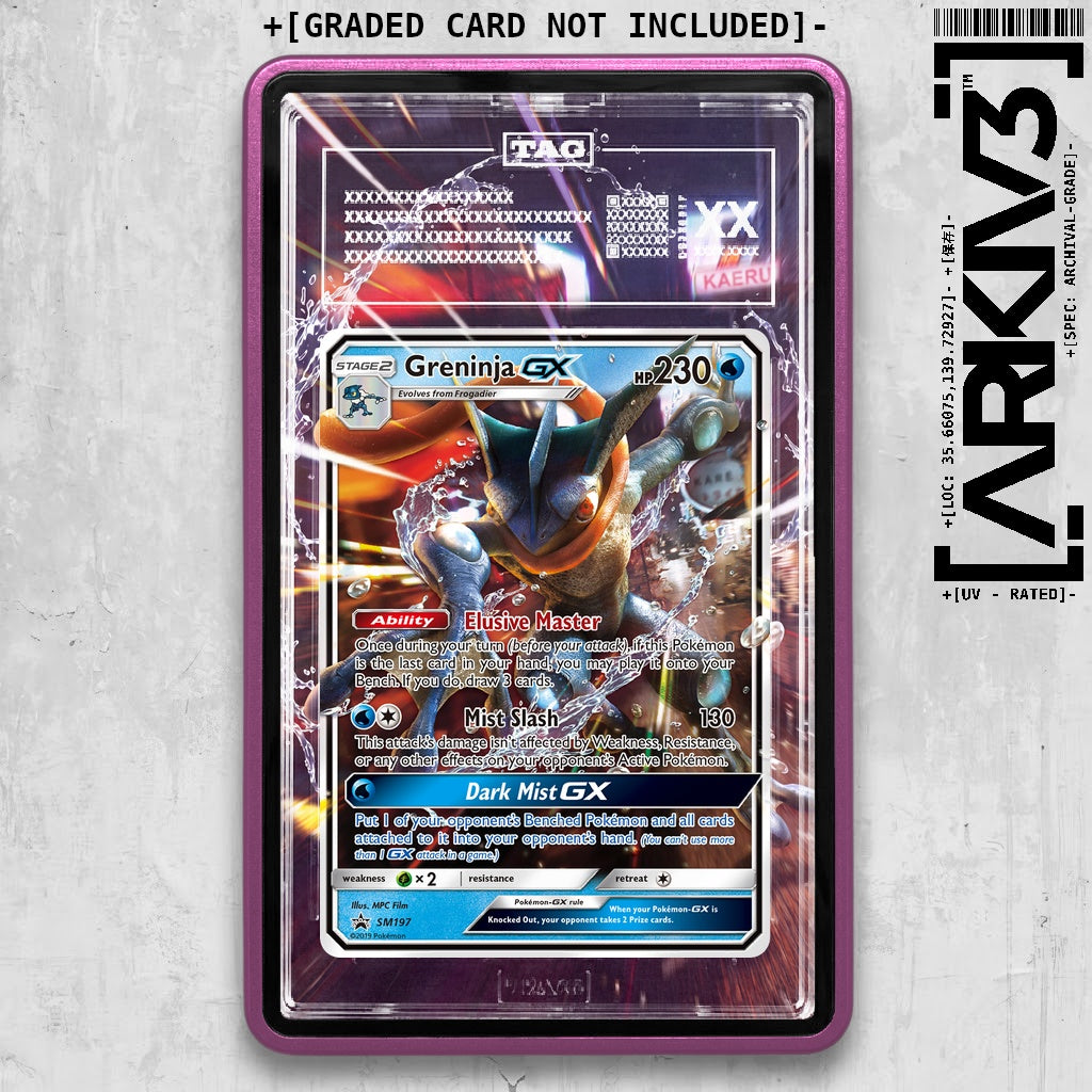 ARKIV3 TAG graded front - Purple