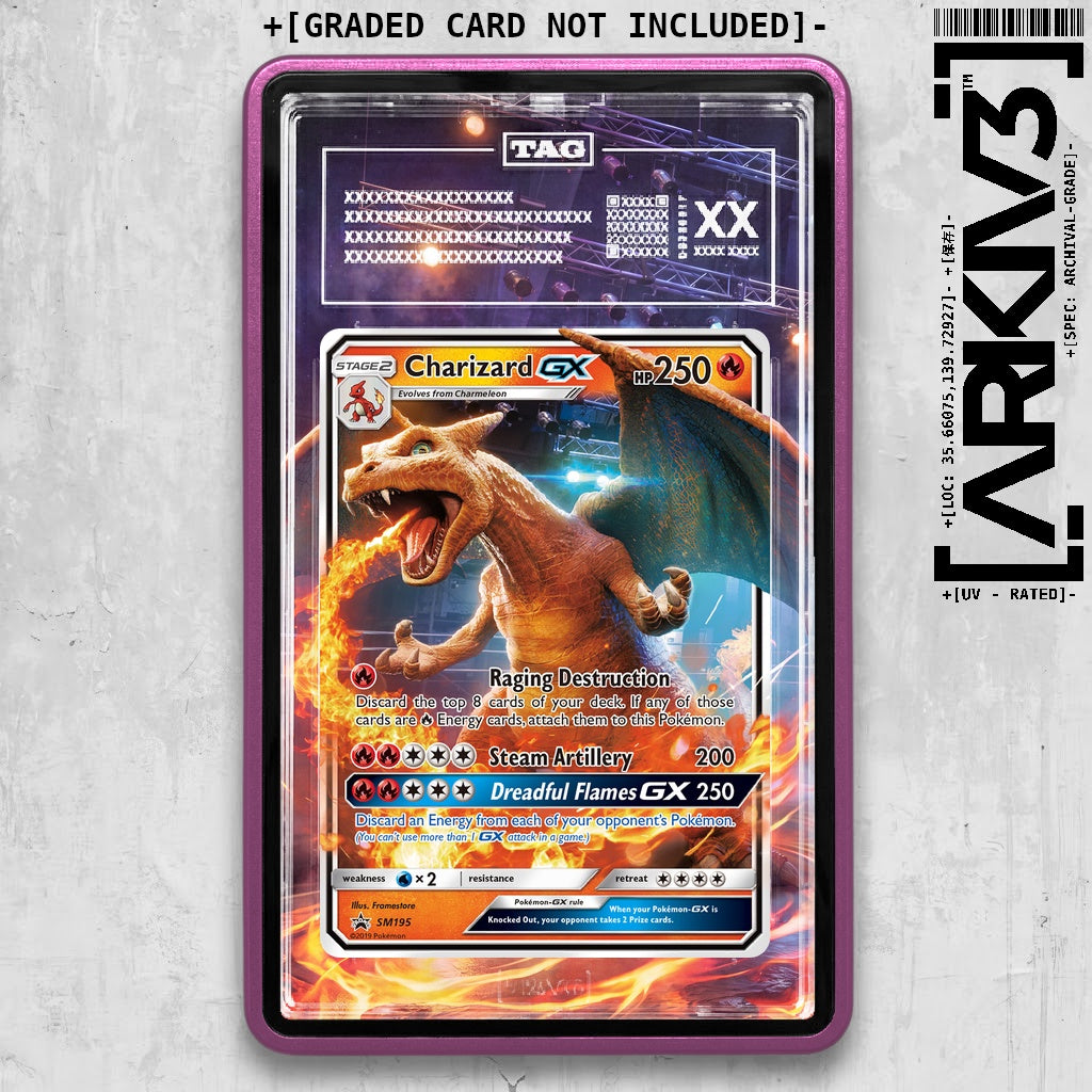 ARKIV3 TAG graded front - Purple