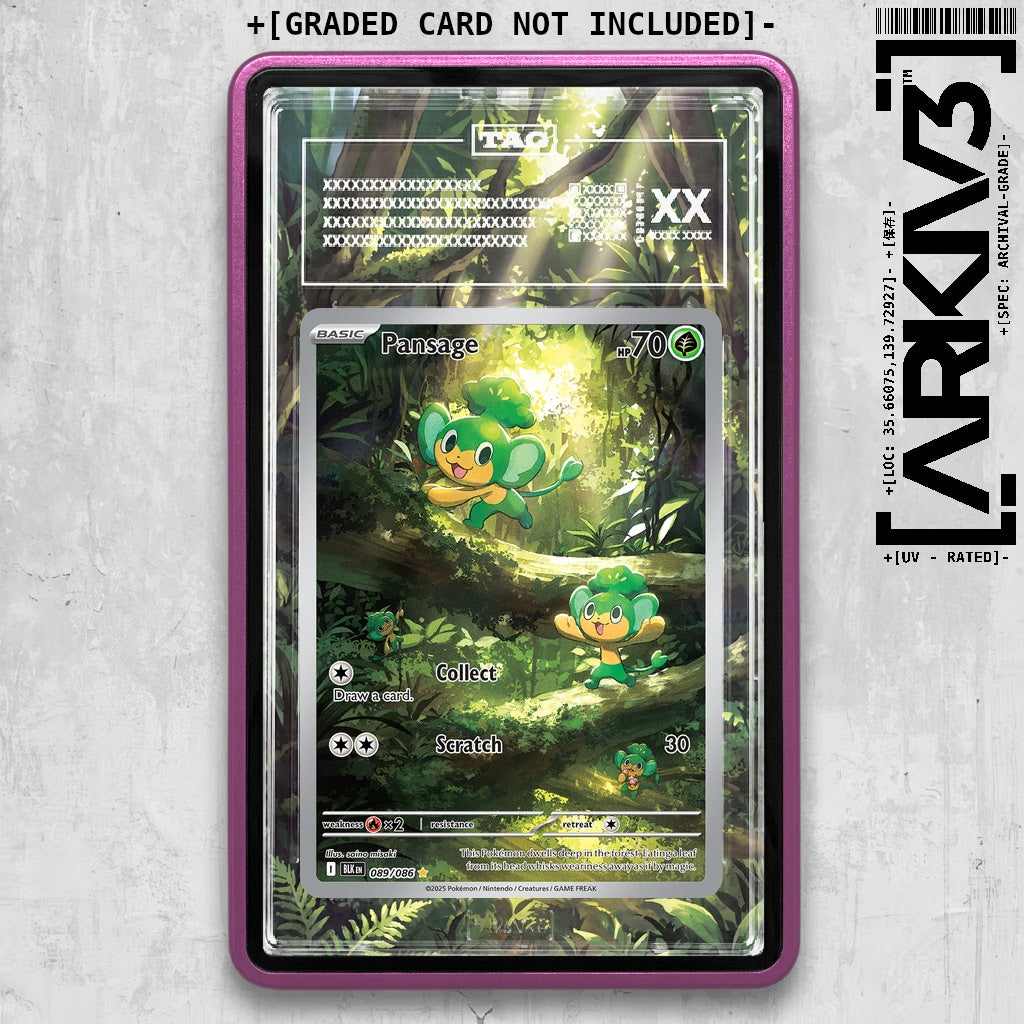 ARKIV3 TAG graded front - Purple