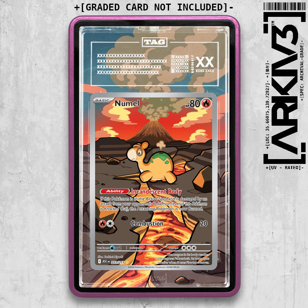 ARKIV3 TAG graded front - Purple