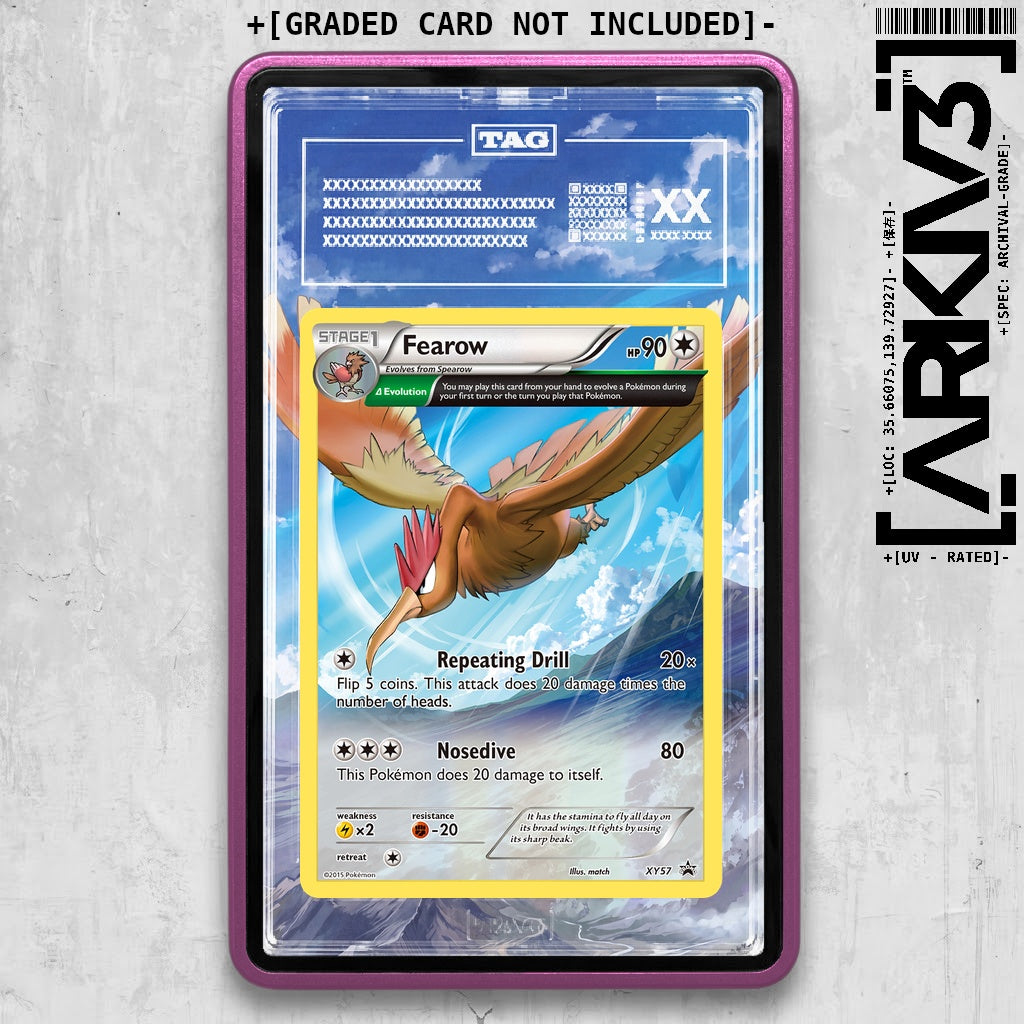 ARKIV3 TAG graded front - Purple