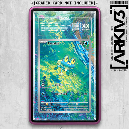 ARKIV3 TAG graded front - Purple