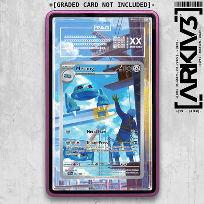 ARKIV3 TAG graded front - Purple