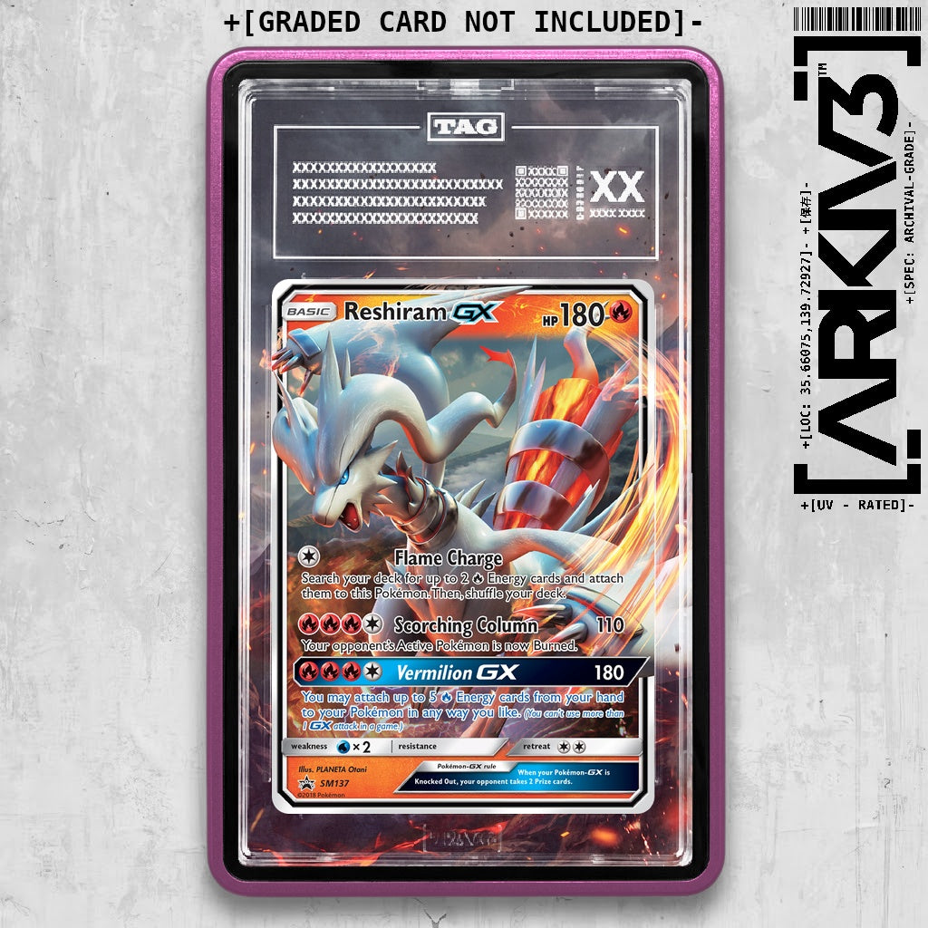 ARKIV3 TAG graded front - Purple