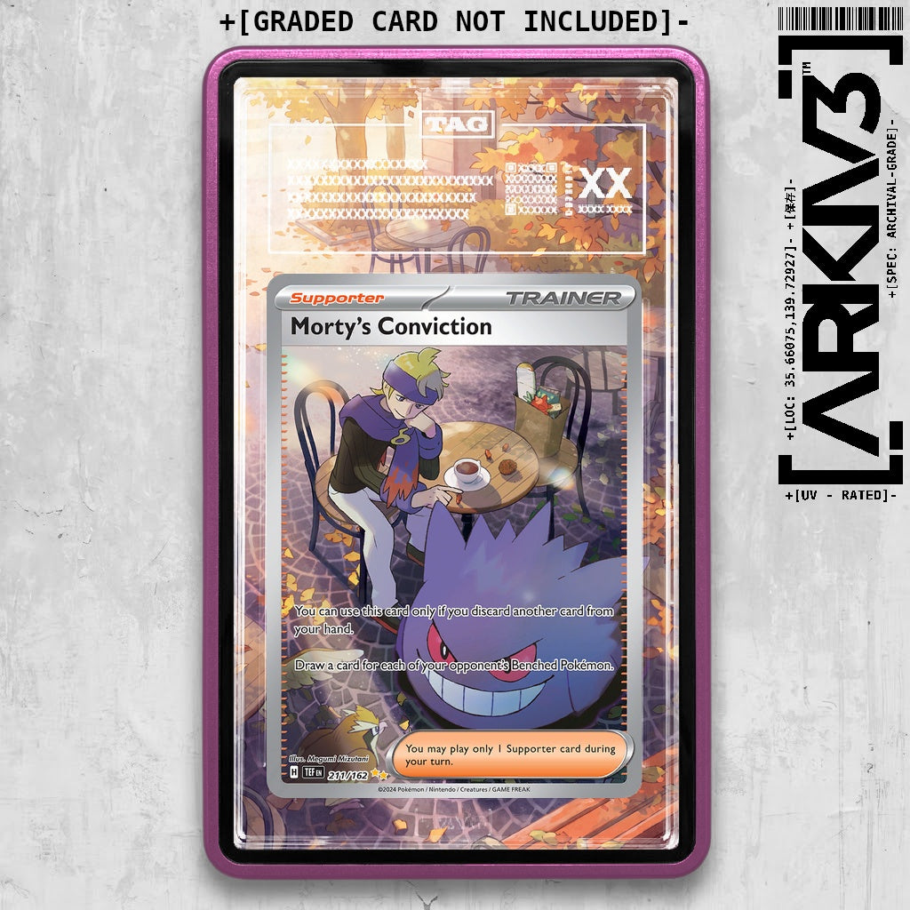 ARKIV3 TAG graded front - Purple