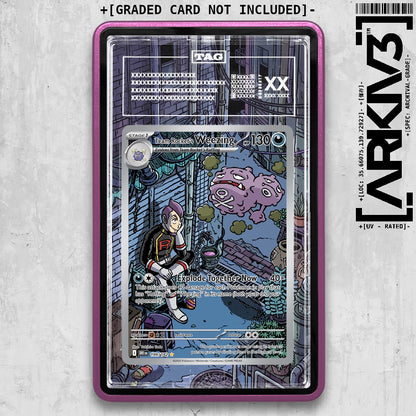 ARKIV3 TAG graded front - Purple