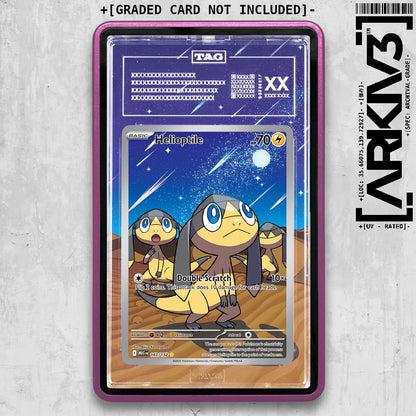 ARKIV3 TAG graded front - Purple