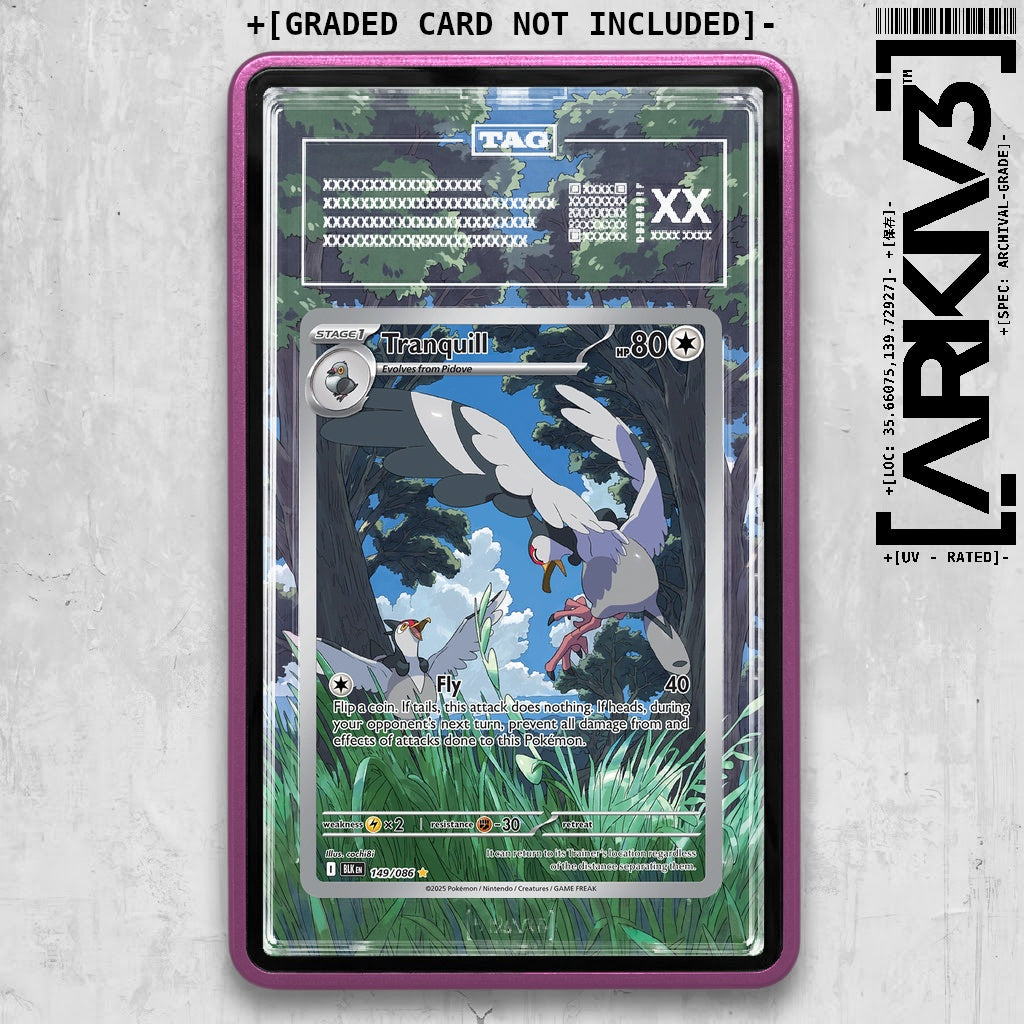 ARKIV3 TAG graded front - Purple