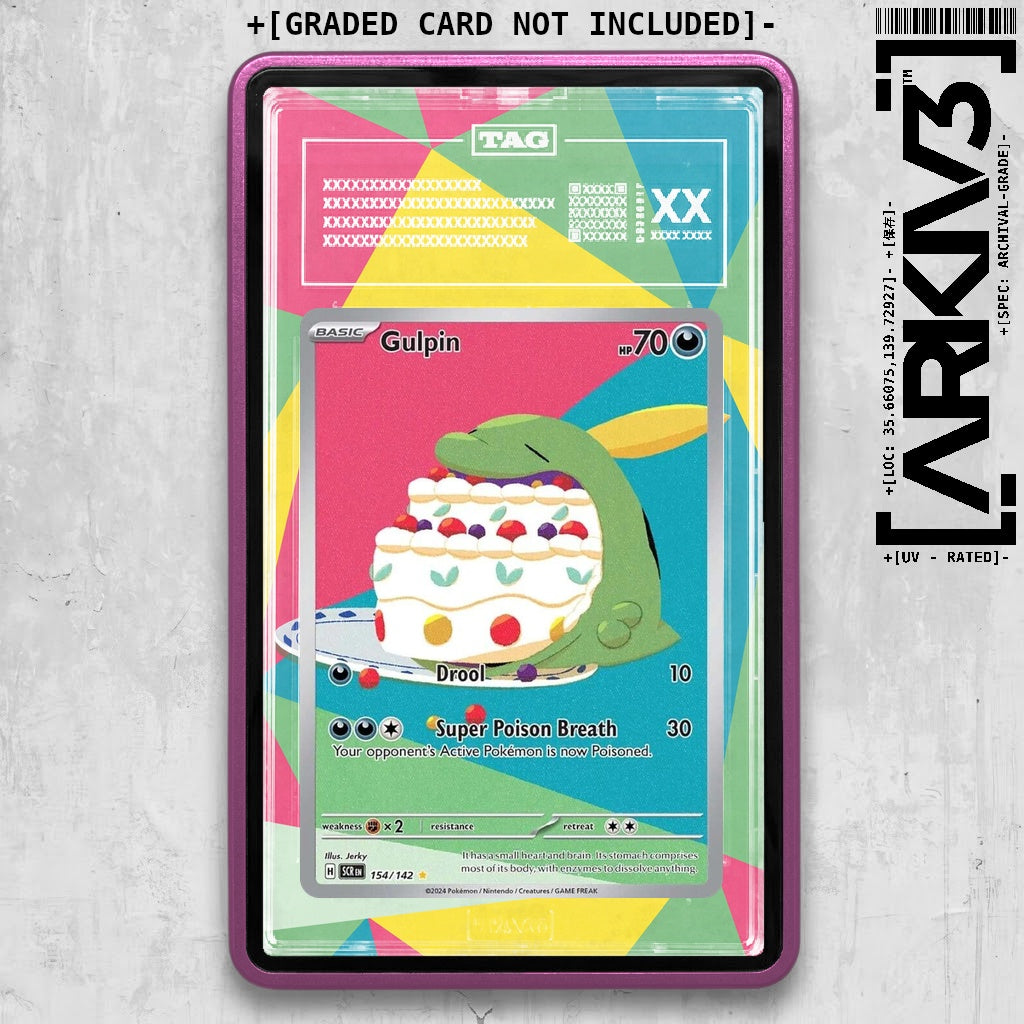 ARKIV3 TAG graded front - Purple