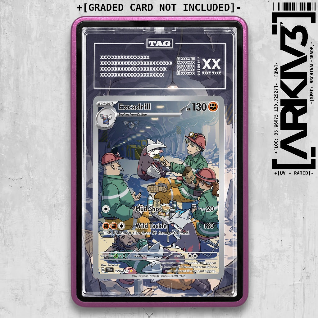 ARKIV3 TAG graded front - Purple