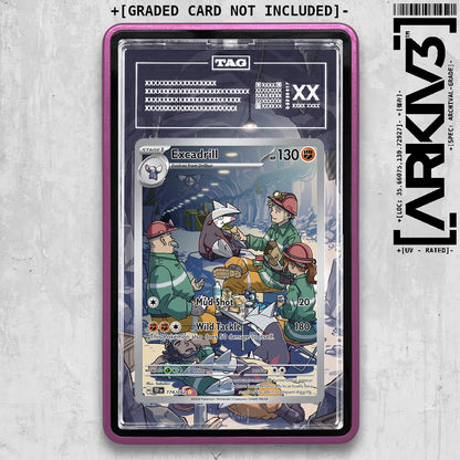 ARKIV3 TAG graded front - Purple