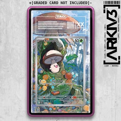 ARKIV3 TAG graded front - Purple