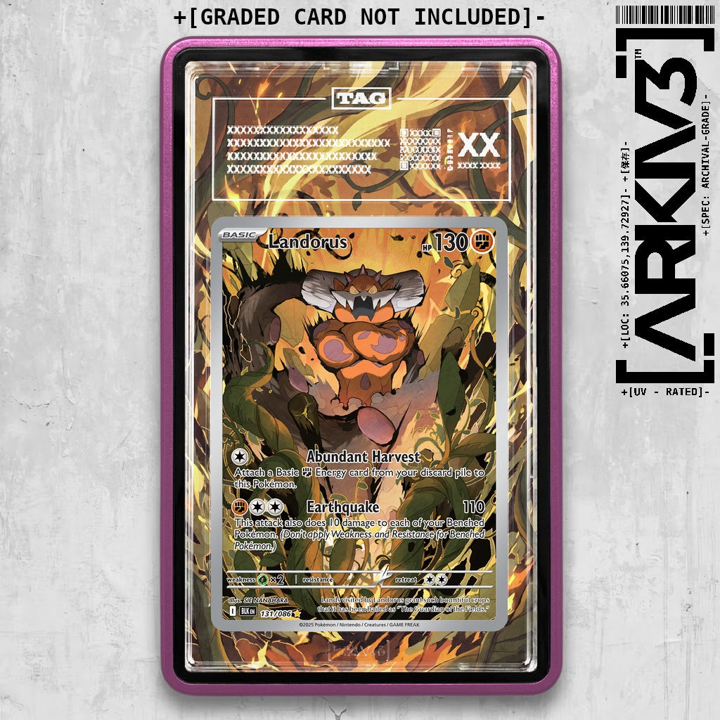 ARKIV3 TAG graded front - Purple