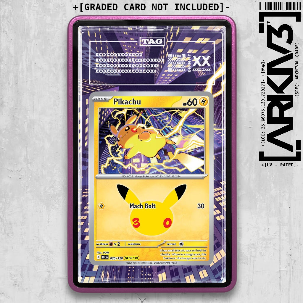 ARKIV3 TAG graded front - Purple