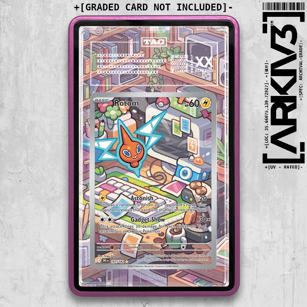 ARKIV3 TAG graded front - Purple