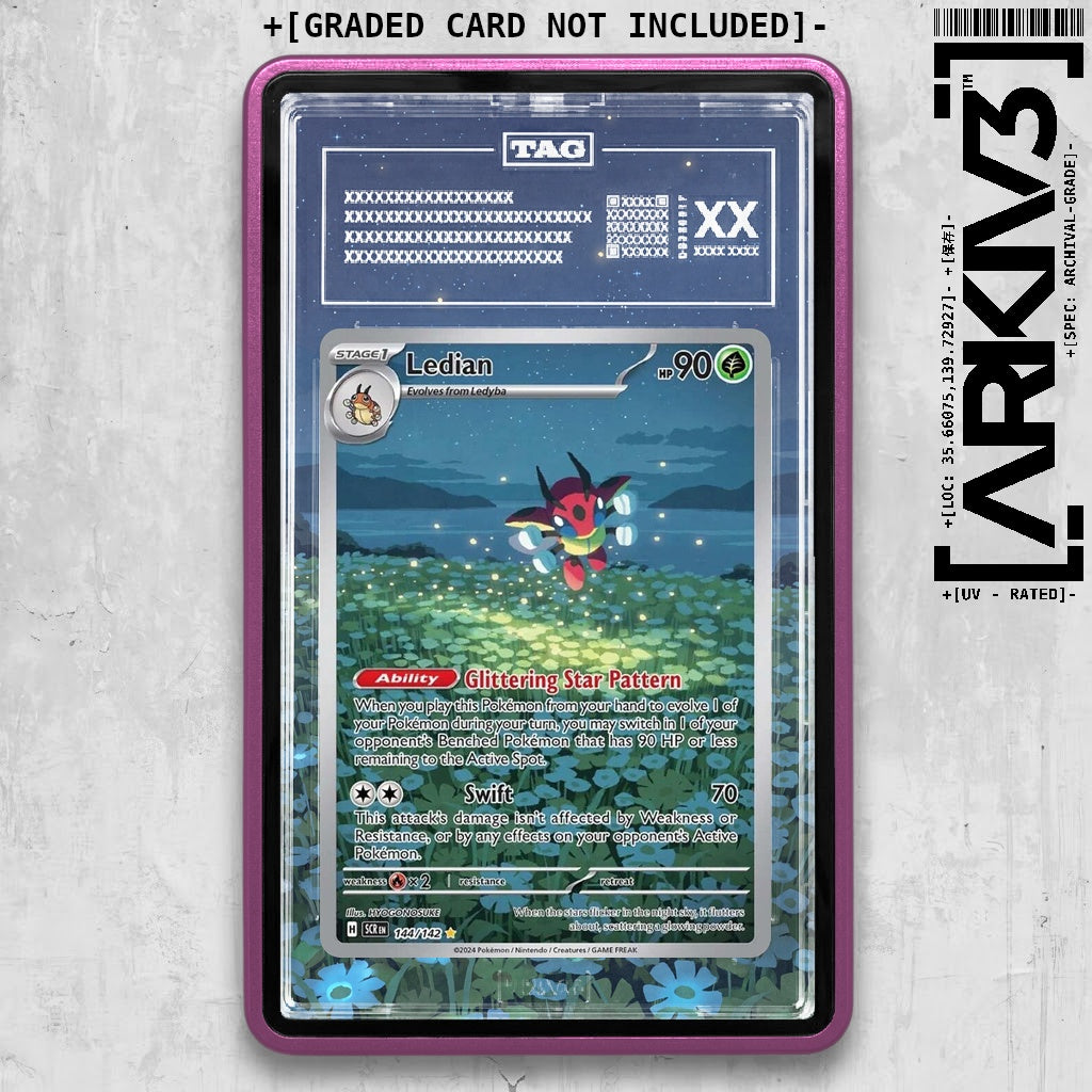 ARKIV3 TAG graded front - Purple