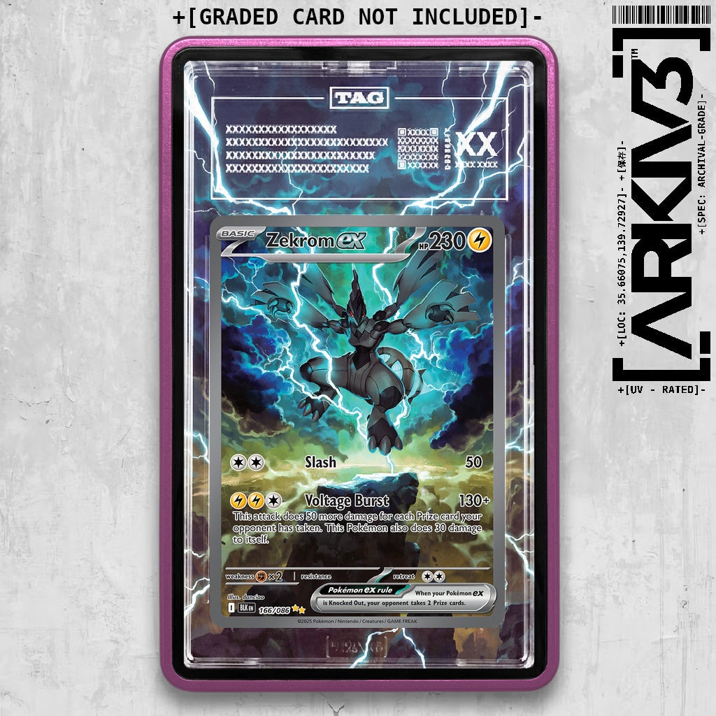 ARKIV3 TAG graded front - Purple