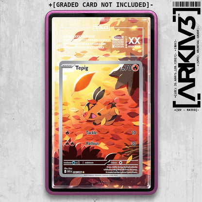 ARKIV3 TAG graded front - Purple