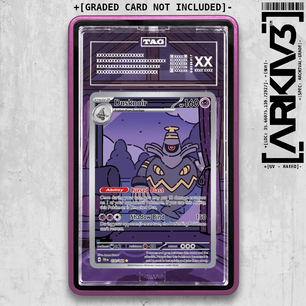 ARKIV3 TAG graded front - Purple