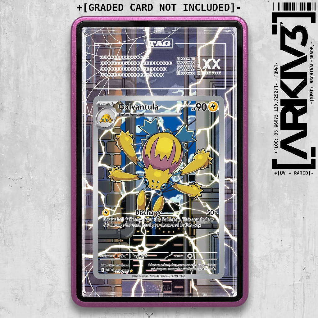 ARKIV3 TAG graded front - Purple