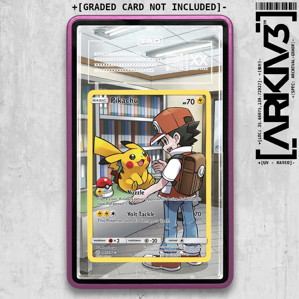 ARKIV3 TAG graded front - Purple