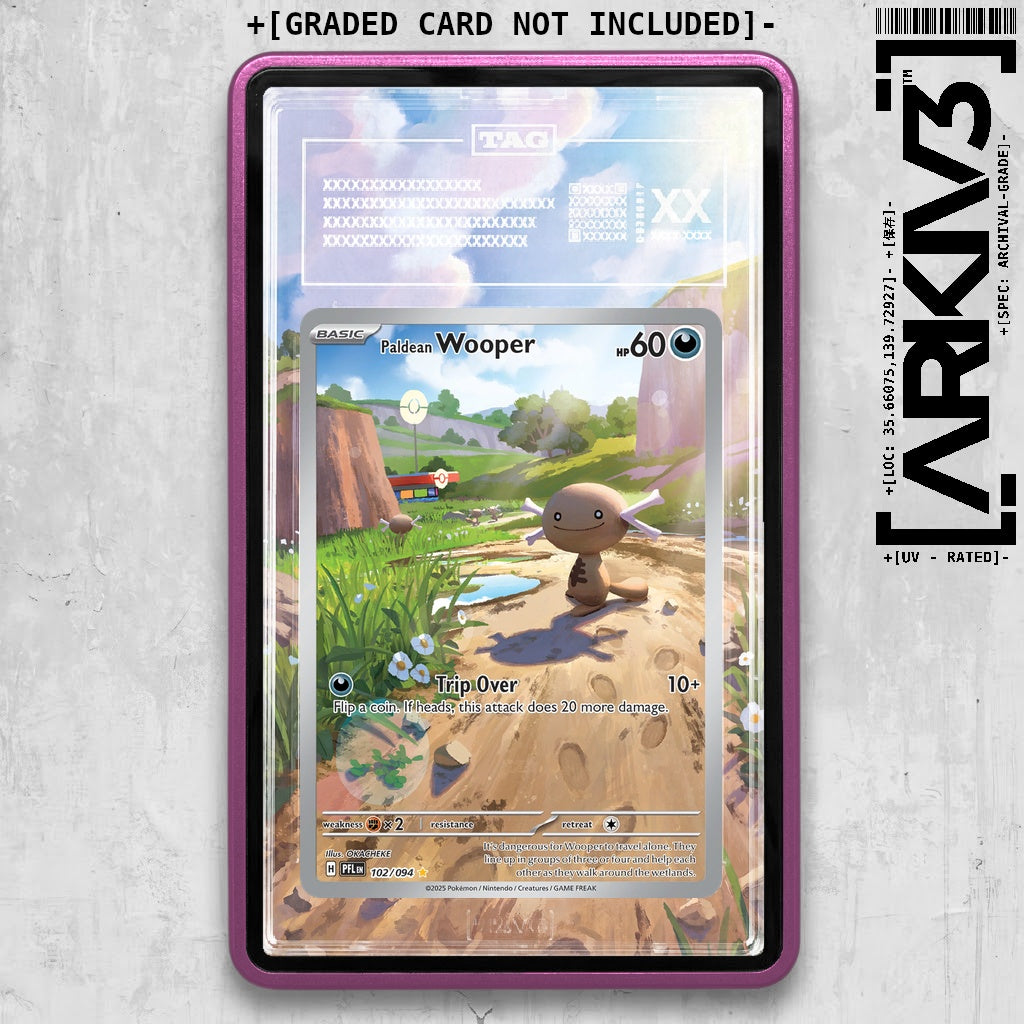 ARKIV3 TAG graded front - Purple