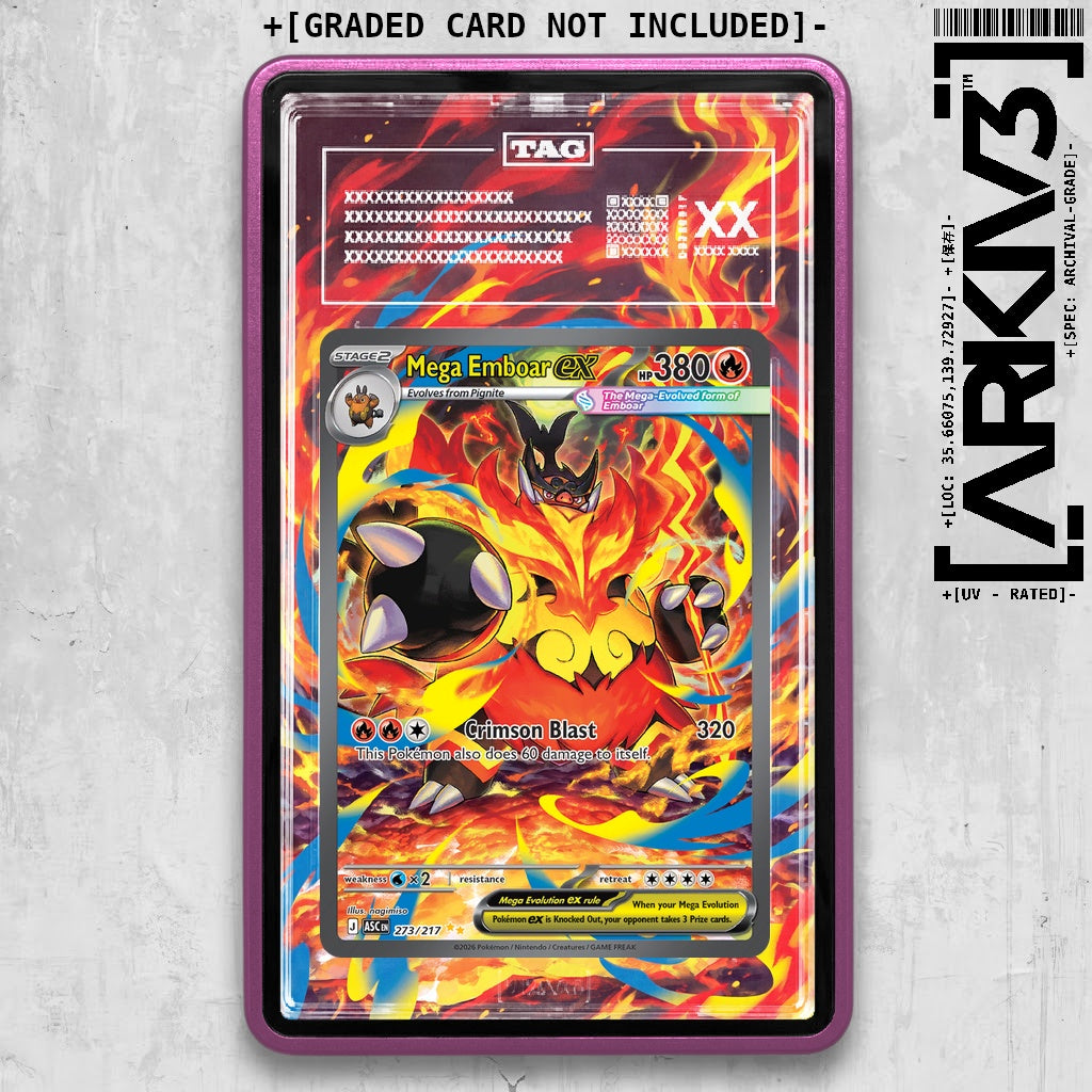 ARKIV3 TAG graded front - Purple