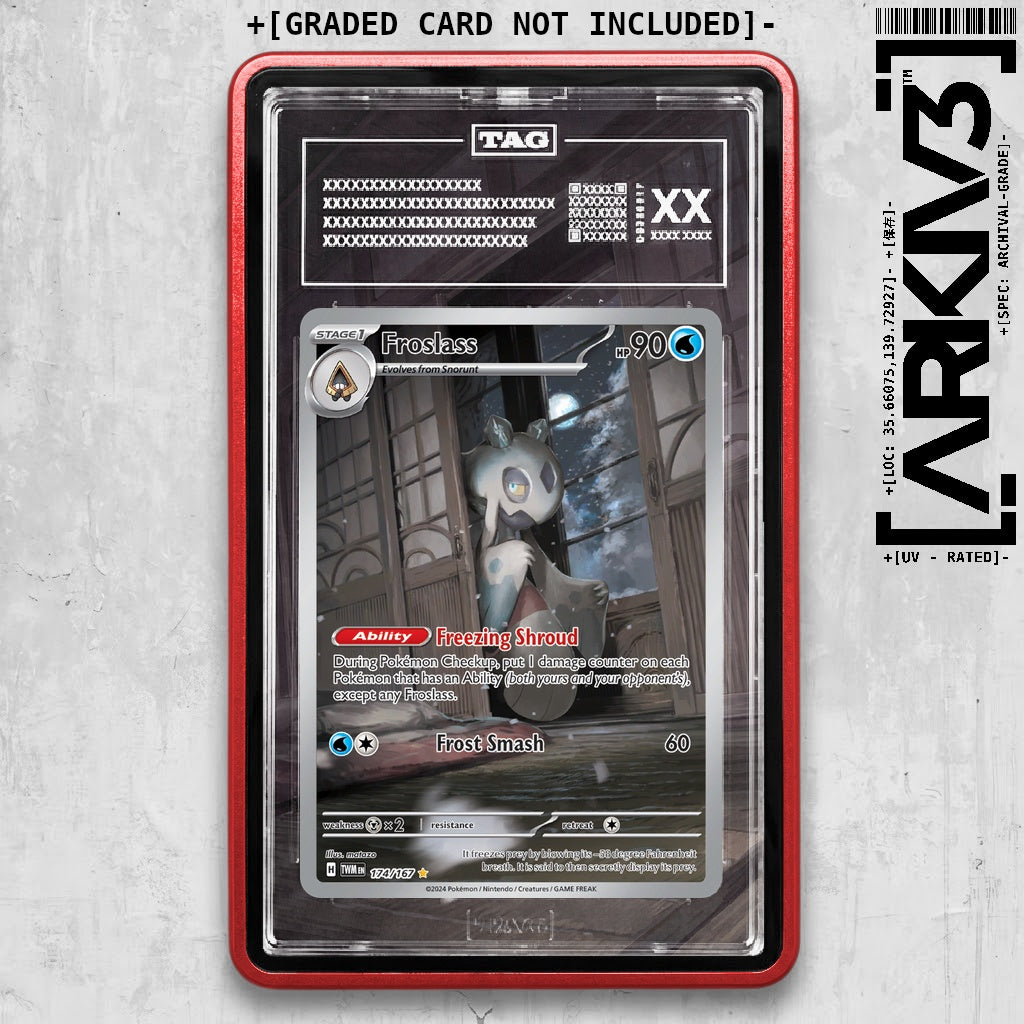 ARKIV3 TAG graded front - Red