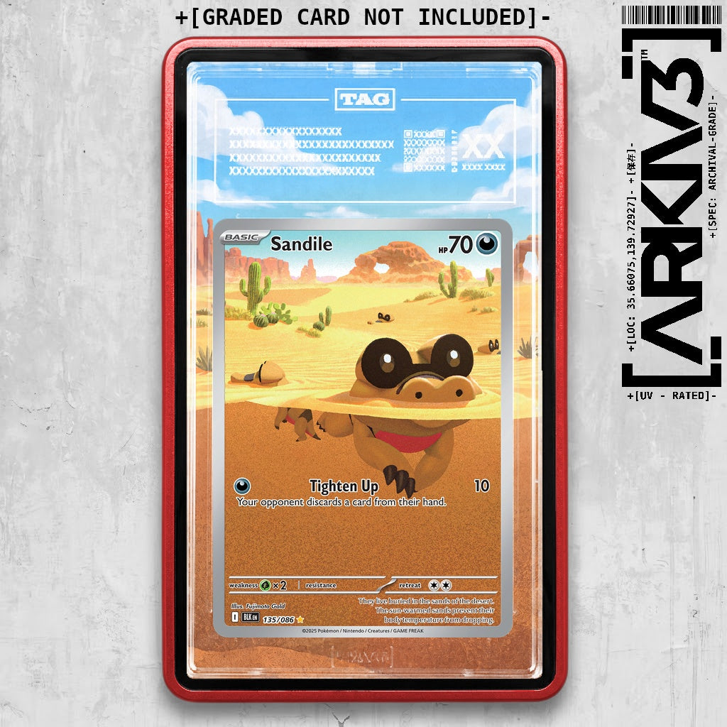 ARKIV3 TAG graded front - Red