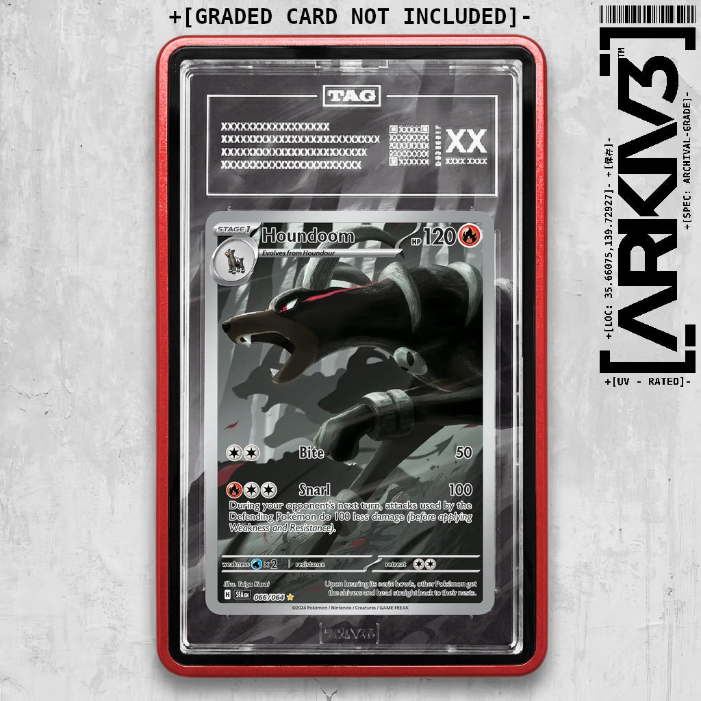 ARKIV3 TAG graded front - Red