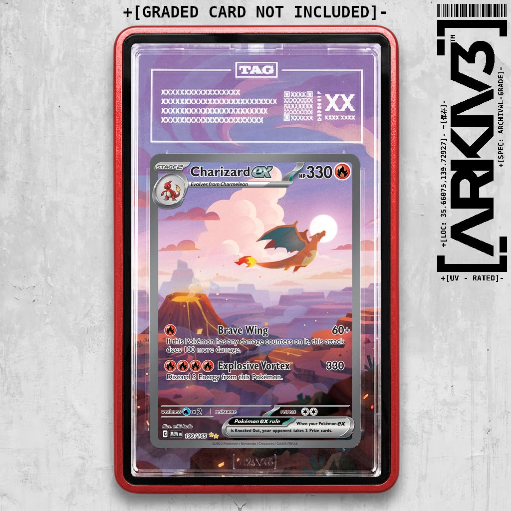 ARKIV3 TAG graded front - Red