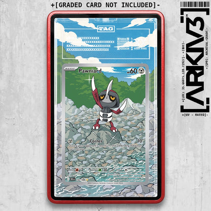 ARKIV3 TAG graded front - Red