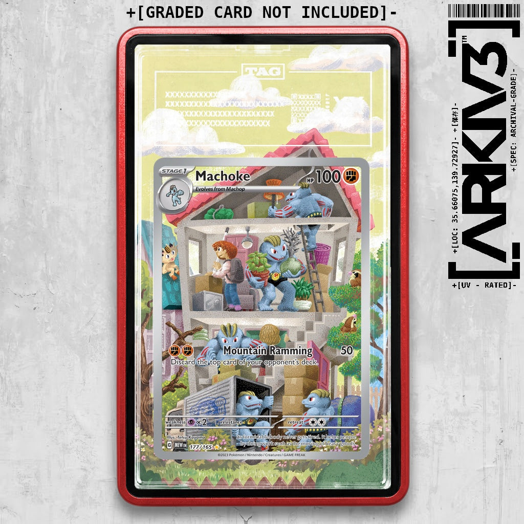 ARKIV3 TAG graded front - Red