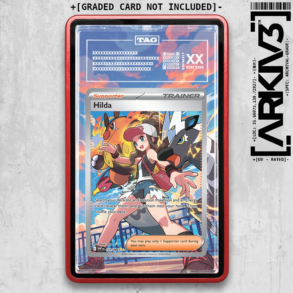 ARKIV3 TAG graded front - Red
