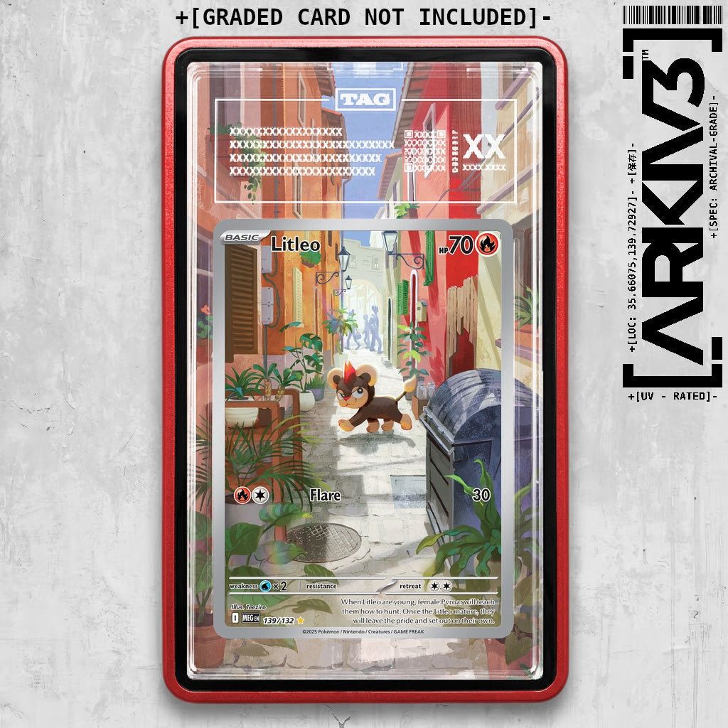 ARKIV3 TAG graded front - Red