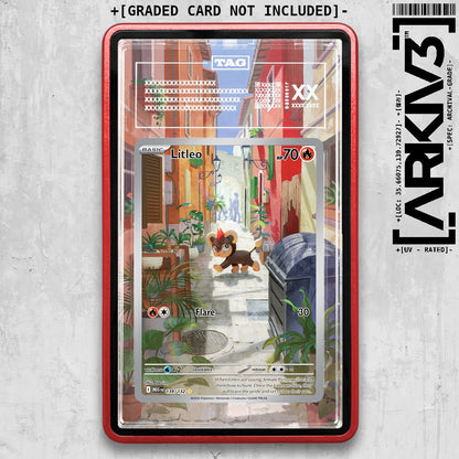 ARKIV3 TAG graded front - Red