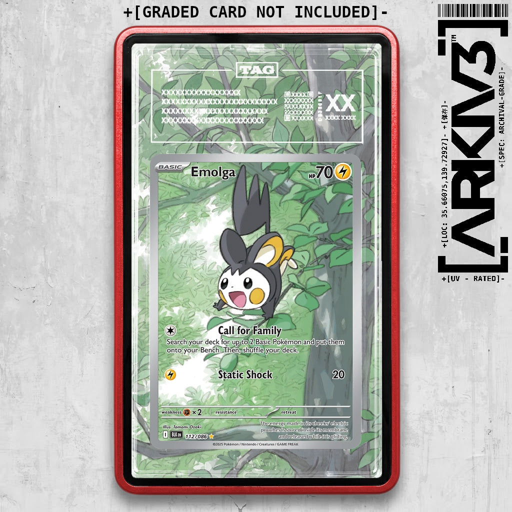 ARKIV3 TAG graded front - Red
