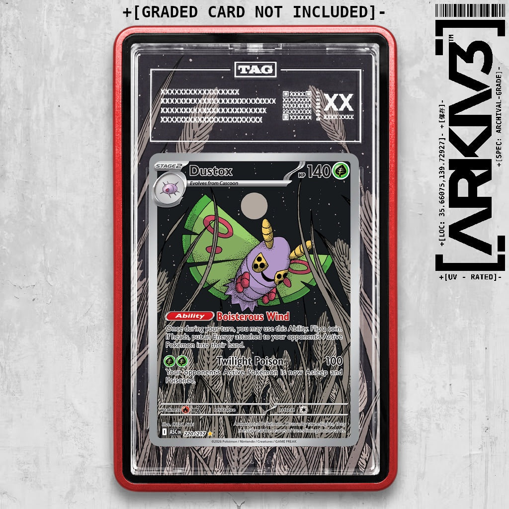 ARKIV3 TAG graded front - Red