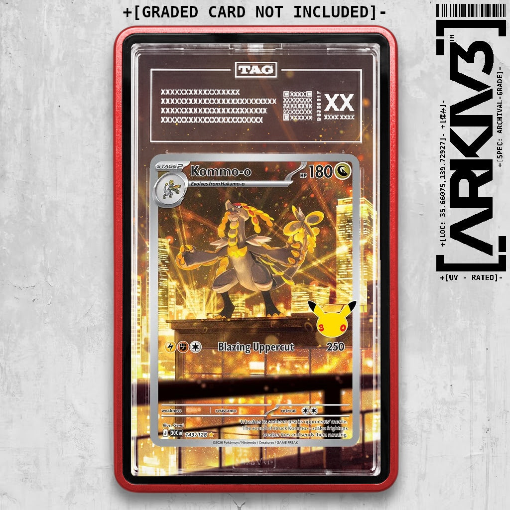 ARKIV3 TAG graded front - Red