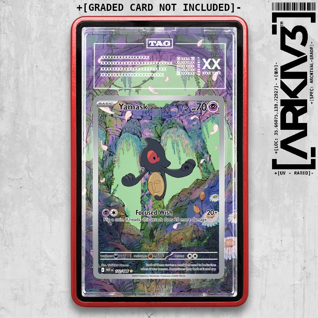 ARKIV3 TAG graded front - Red
