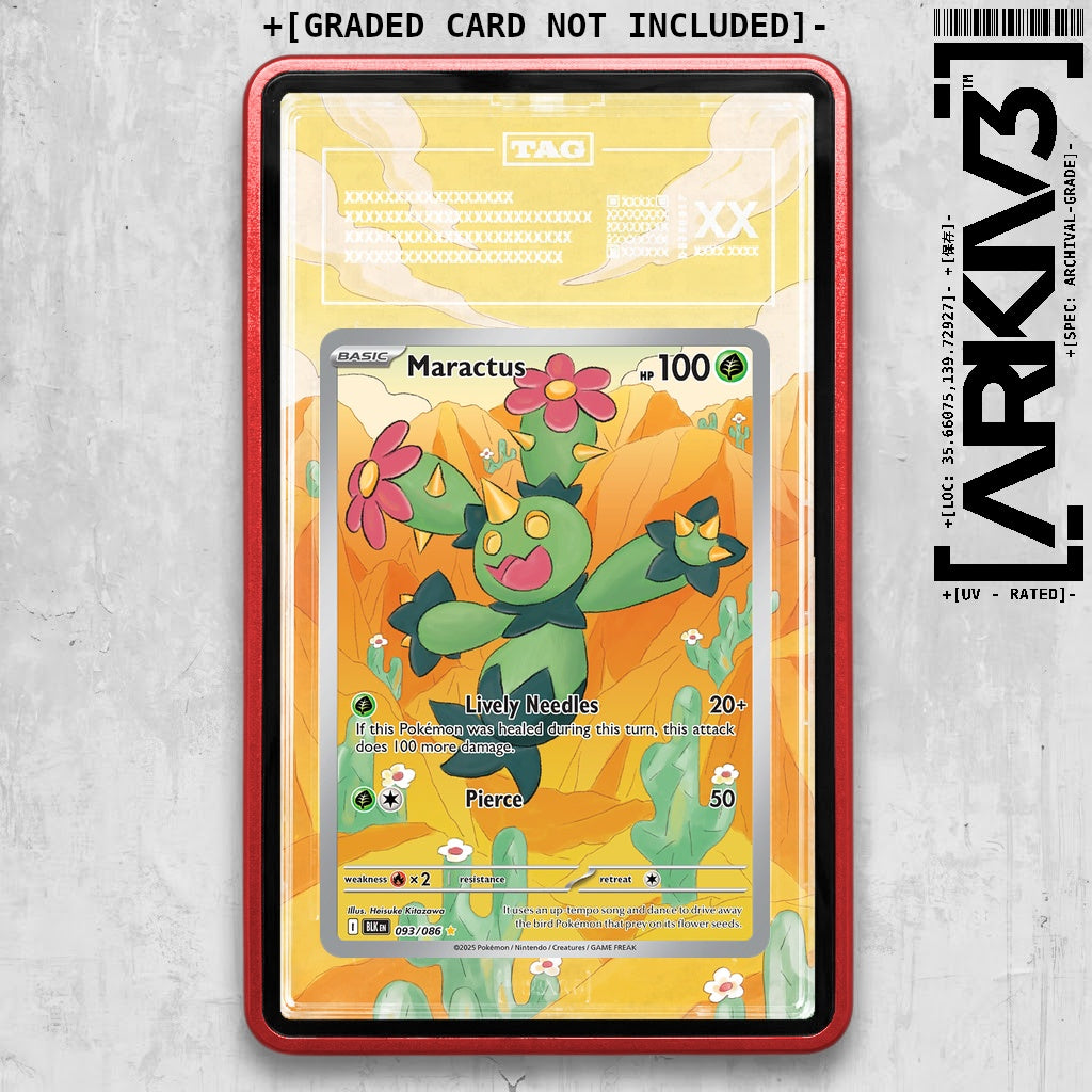 ARKIV3 TAG graded front - Red