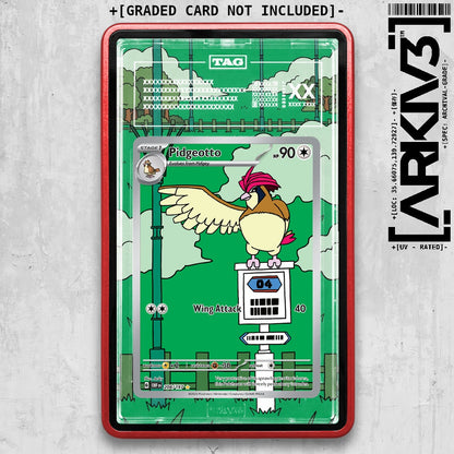 ARKIV3 TAG graded front - Red